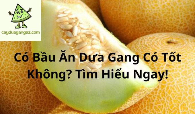 Có Bầu Ăn Dưa Gang Có Tốt Không? Tìm Hiểu Ngay!